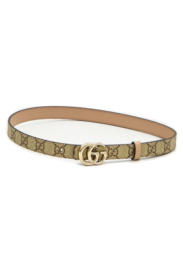 Gucci Reversible Fabric And Leather Belt
