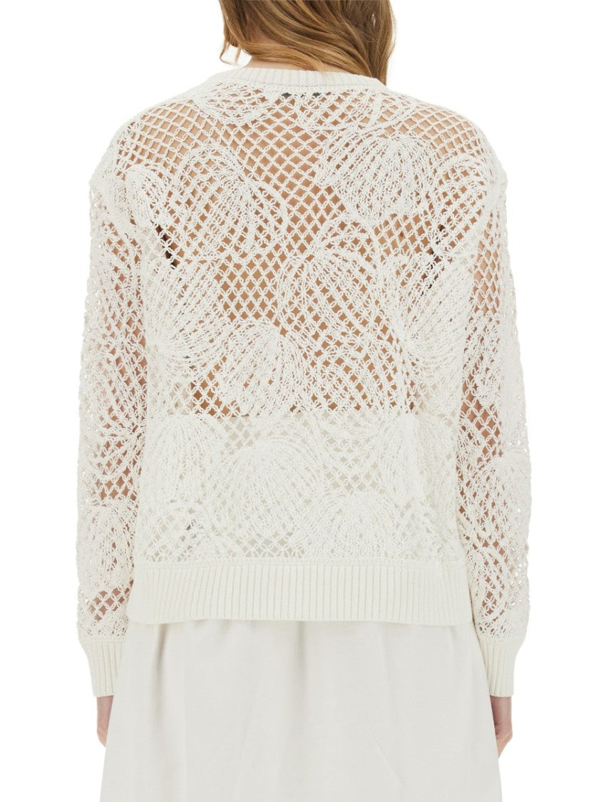 Max Mara "Farea" Mesh Top
