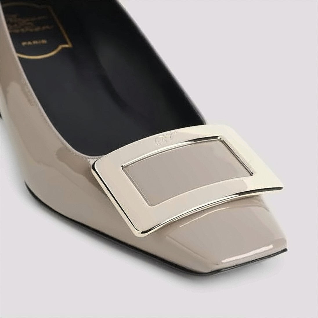 Roger Vivier Patent Leather Pumps With Block Heel