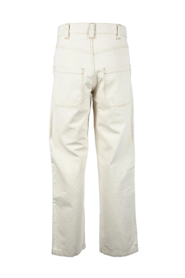 Isabel Marant Men's Trousers - Cream