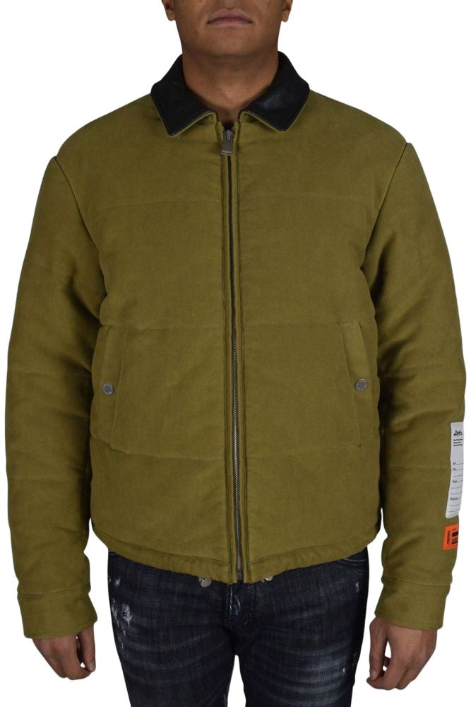 Heron Preston Short Quilted Down Jacket