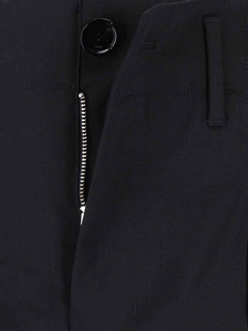 Ami Paris Straight-Leg Tailored Trousers In Virgin Wool By Ami Paris