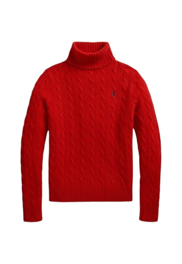 Polo Ralph Lauren Cable-Knit Turtleneck Sweater