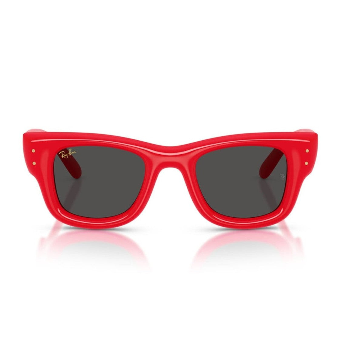 Ray Ban Red Rb4940 Wayfarer Puffer Nylon Square Sunglasses