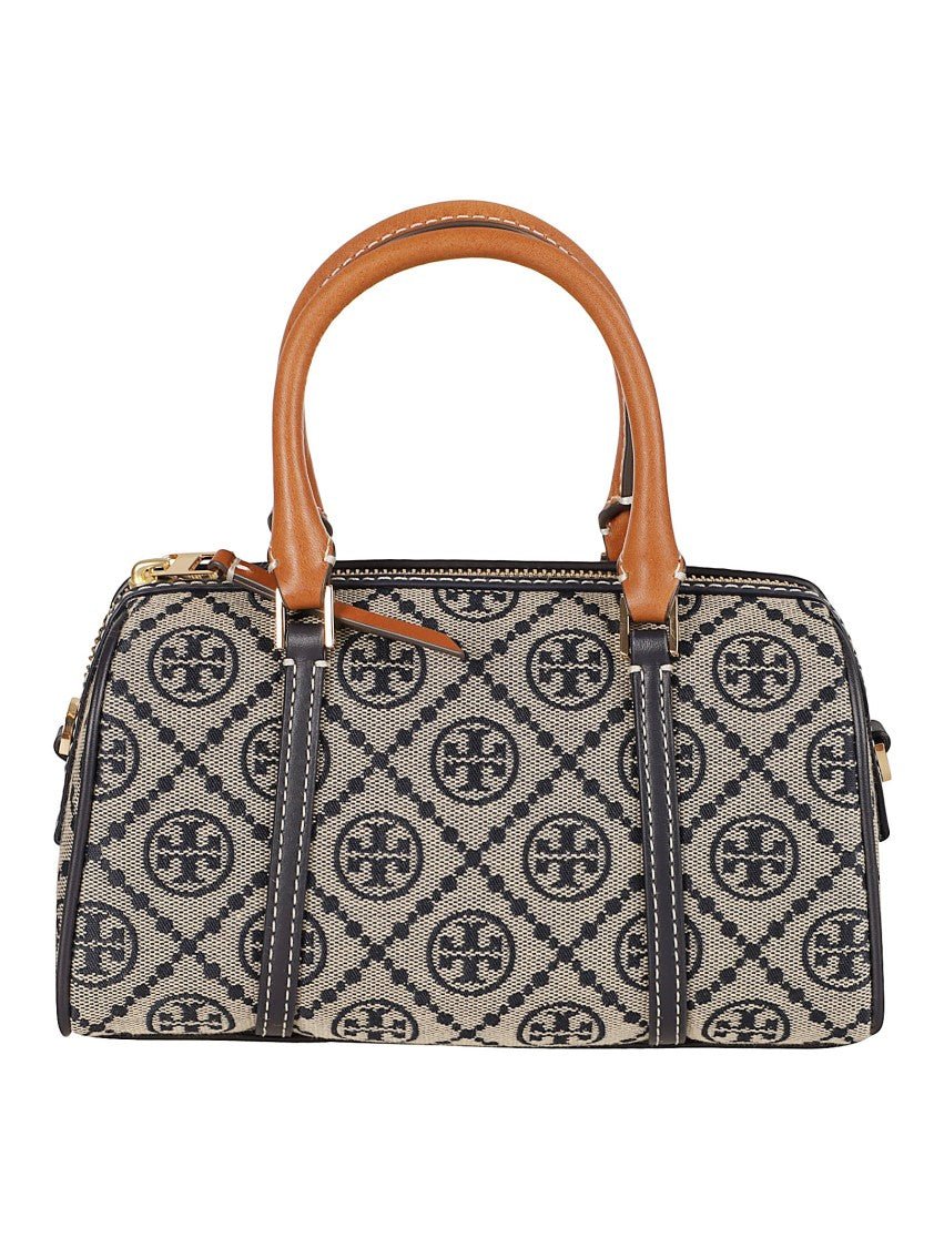 Tory Burch Structured Logo-Pattern Bag