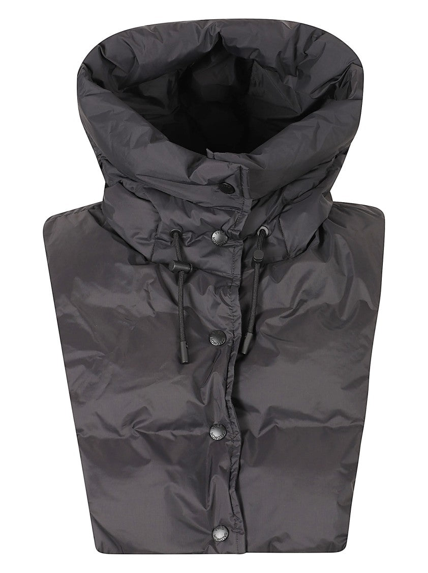 Yves Salomon Detachable Padded Collar Accessory With Adjustable Neckline
