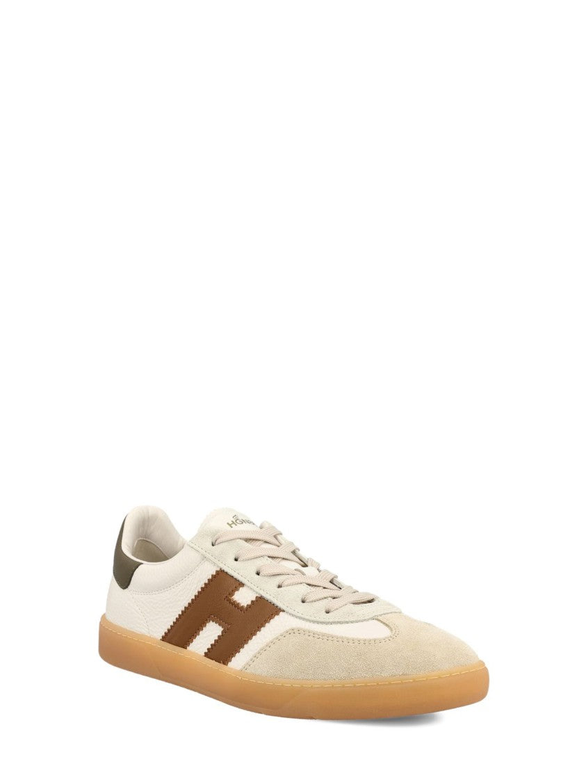 Hogan Low-Top Sneakers With Textured Material And Logo Detail