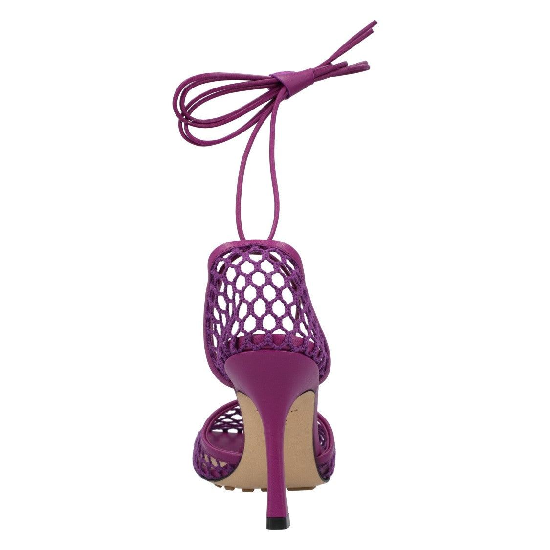 Bottega Veneta Stretch Lace-Up Sandal Violet