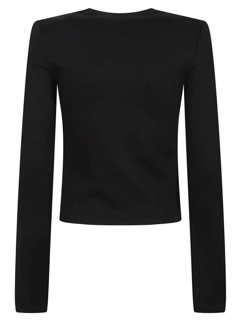 Iro Mala Fitted Asymmetrical Polyester Blend Top