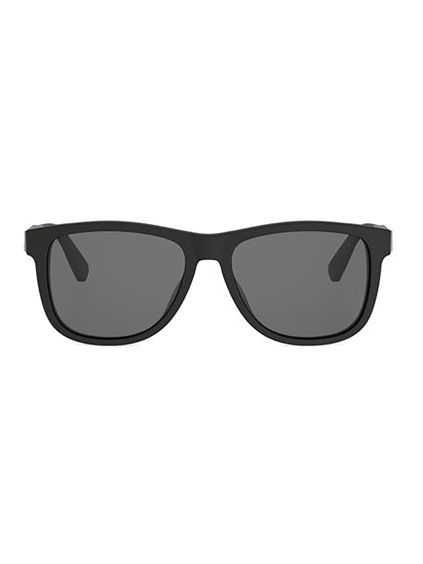 Bulgari Black Bv40073i Rectangular Matte Sunglasses