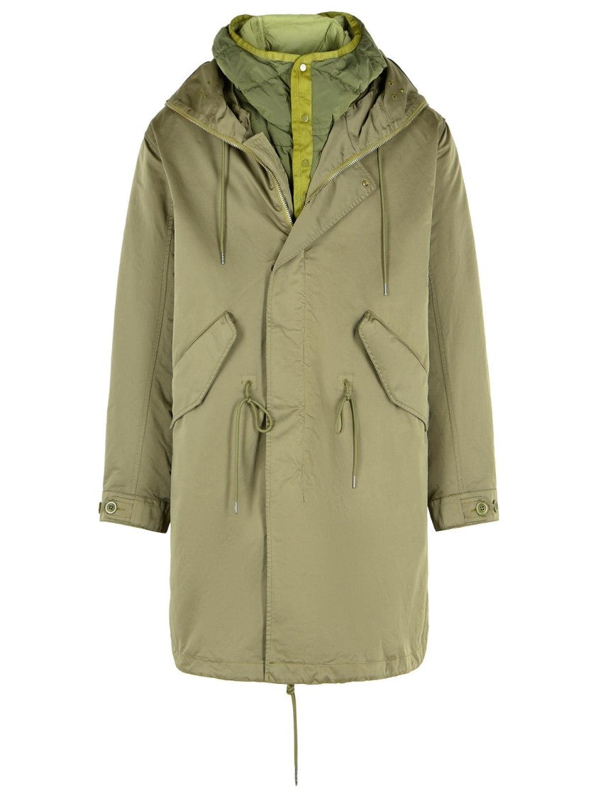 C.P. Company Green Polyester Blend Parka