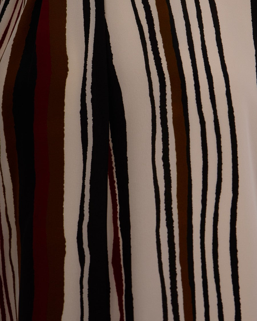 Max Mara Brick Red Silk Top