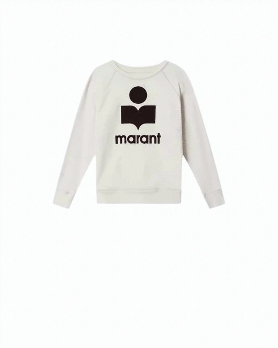 Isabel Marant Long-Sleeved Sweatshirt With Abstract Graphic Logo