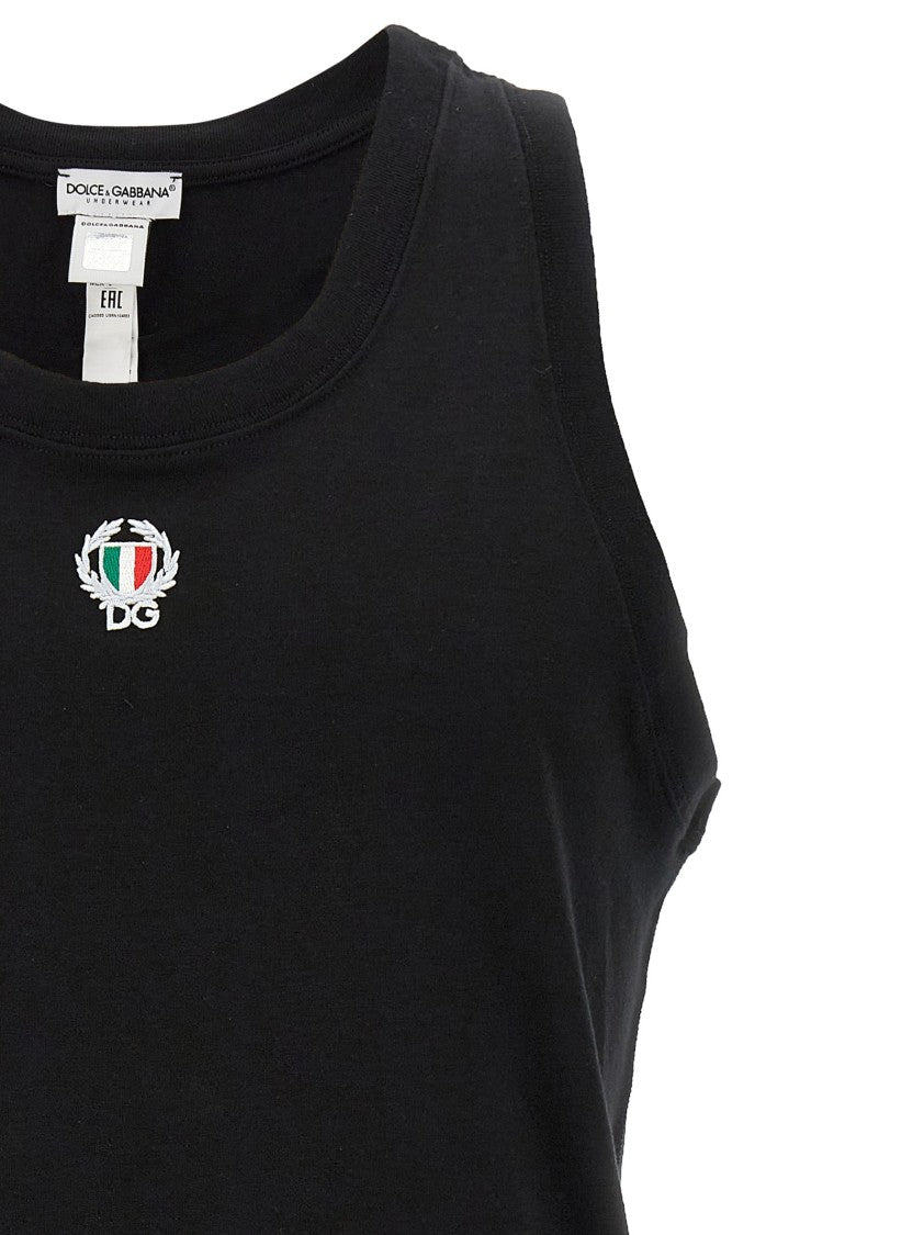 Dolce & Gabbana Sport Crest' Tank Top