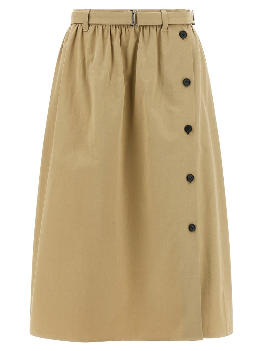 Prada Panama Old Cotton Skirt