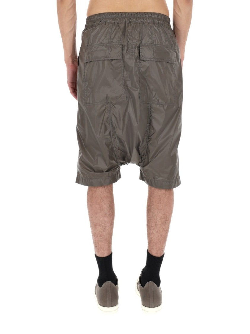 Drkshdw By Rick Owens Drawstring Pods Dropped Shorts