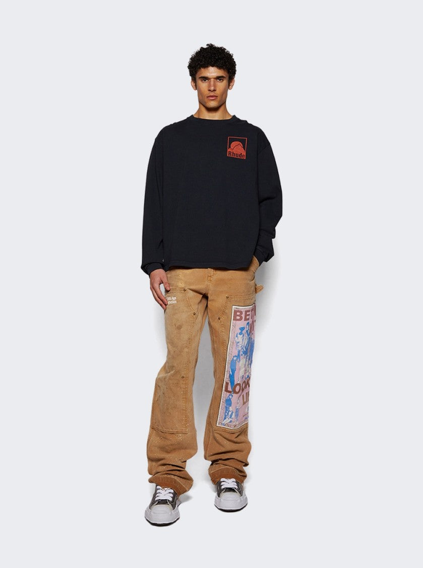 Rhude Moonlight Badge Tee Vintage Black