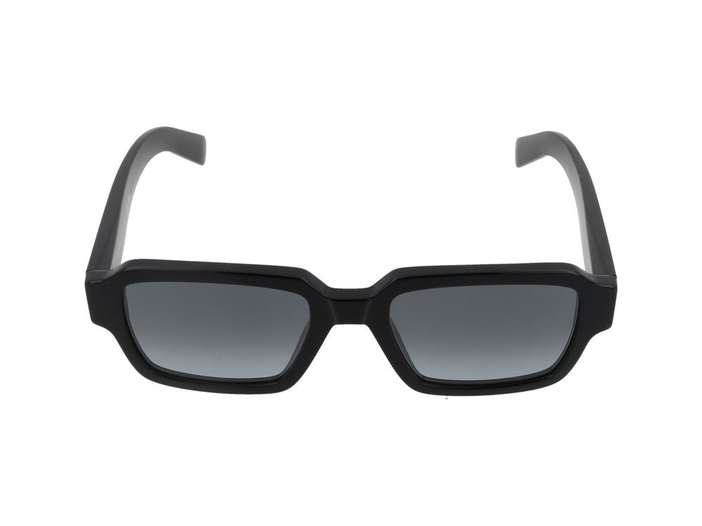 Prada Oversized Gradient Lens Square Frame Sunglasses