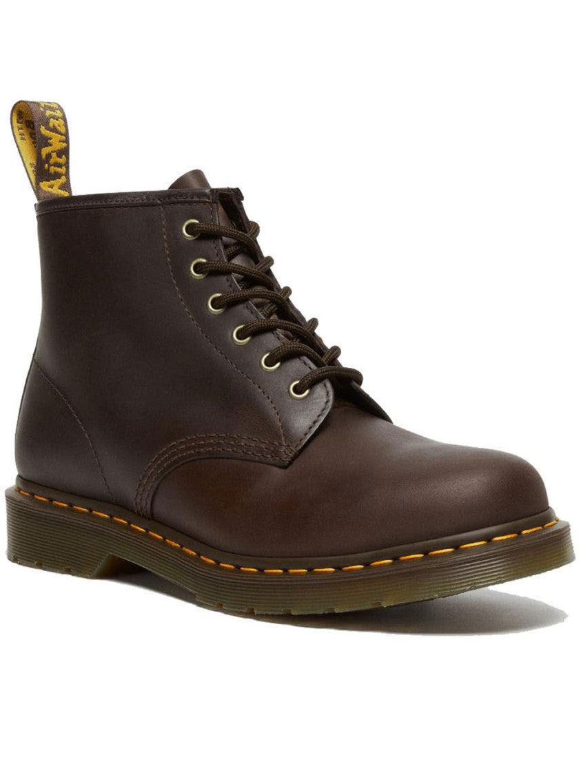Dr. Martens Rich Brown Leather Lace-Up Boots