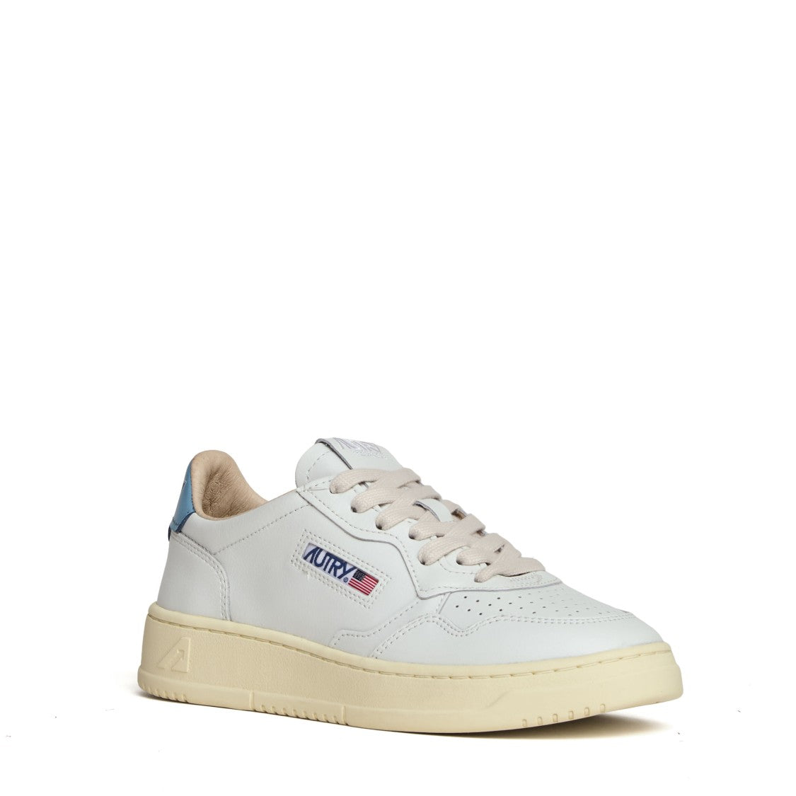 Autry White Forget Leather Medalist Low Sneakers