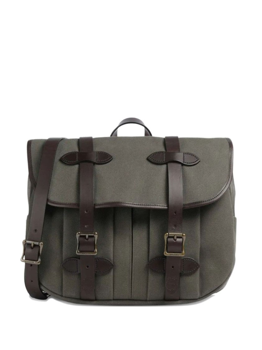 Filson Medium-Sized Travel Bag With Buckle Fastening And Versatile Carrying Options