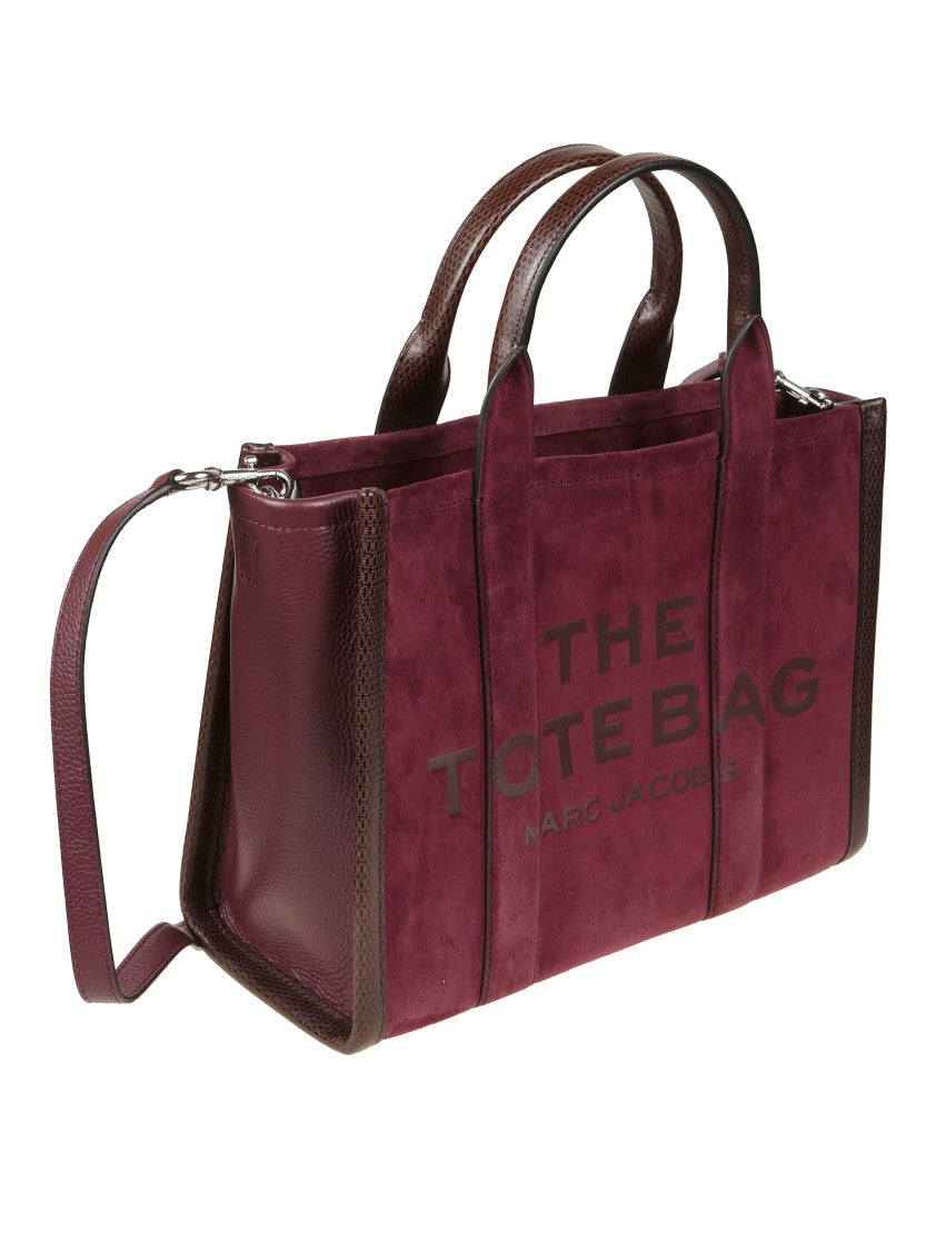 Marc Jacobs Structured Purple Bag With Design