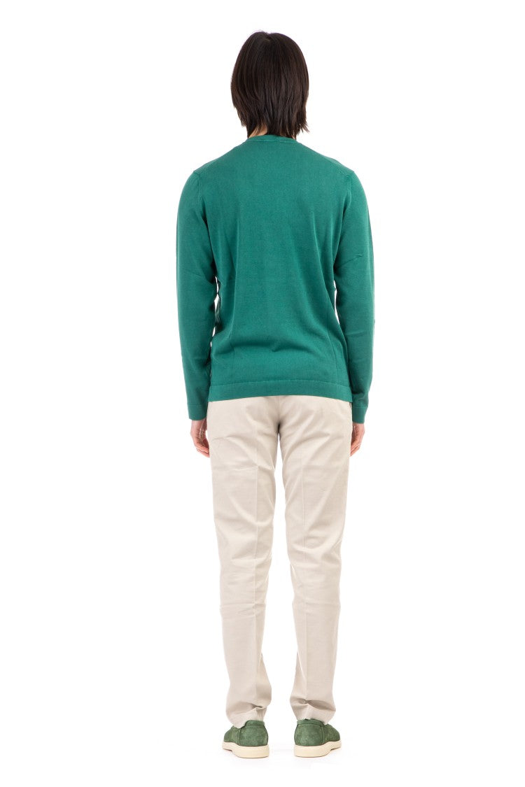 Drumohr Frosted Cotton Crewneck