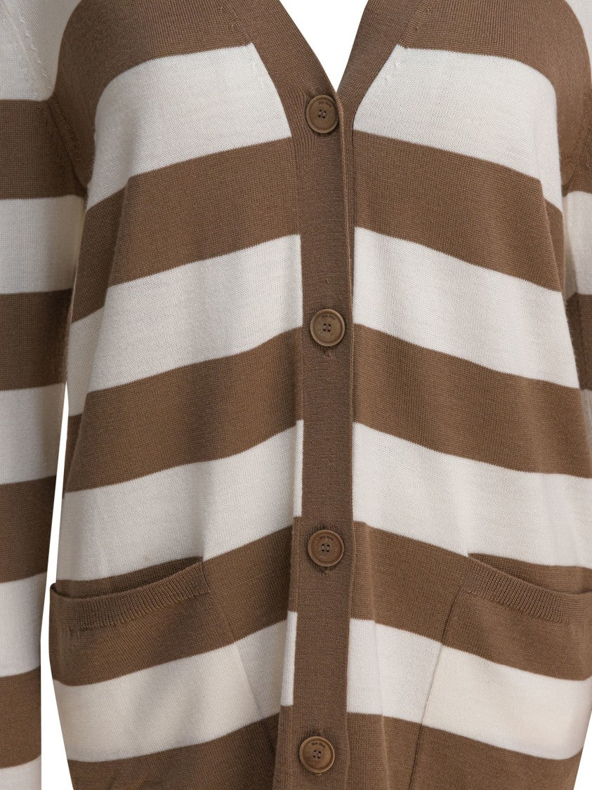 Max Mara Relaxed-Fit Cardigan With Distinctive 1951 Lettering