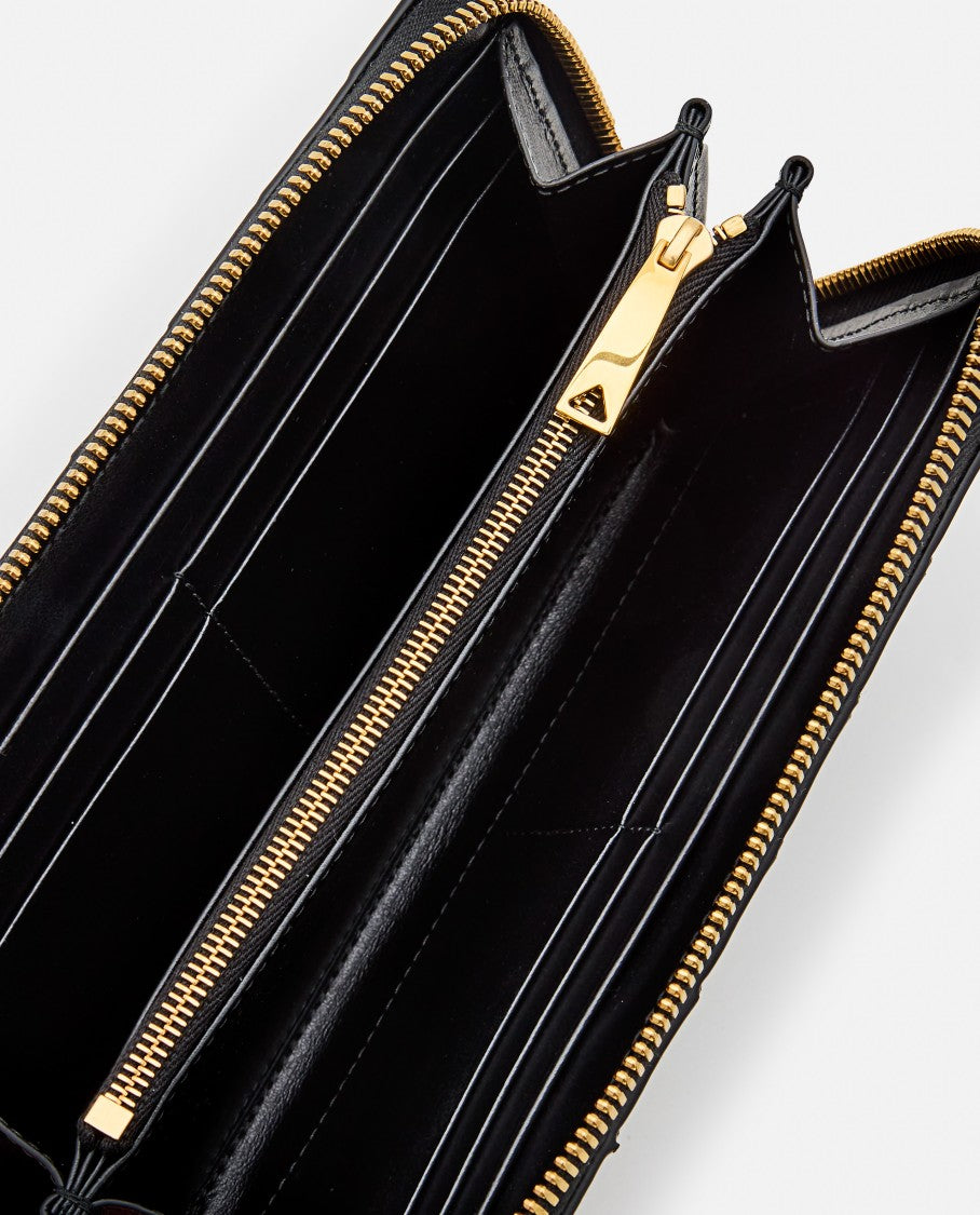 Bottega Veneta Intreccio Zip Around Wallet