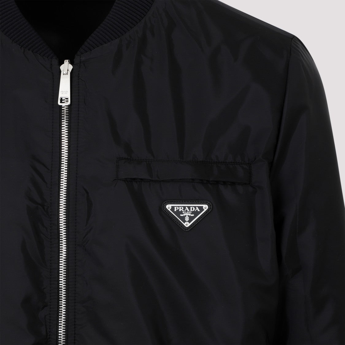 Prada Reversible Leather Bomber Jacket