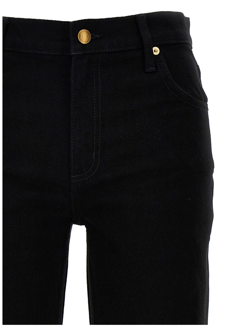 Tory Burch Cropped Kick Flare' Jeans