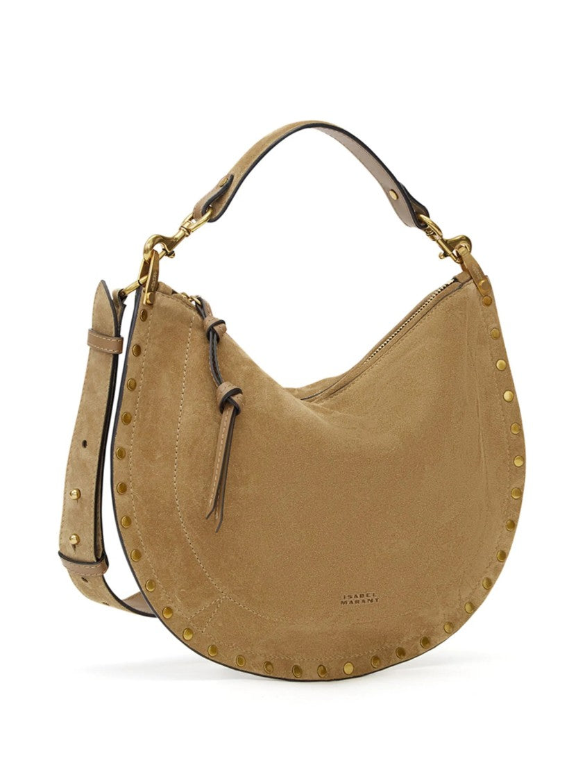 Isabel Marant Brown Oskan Soft Crescent Shoulder Bag