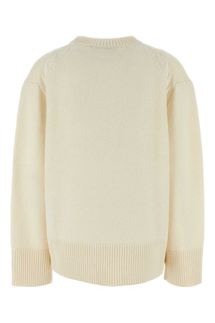 Camilla And Marc Ivory Wool Blend Ash Oversize Sweater