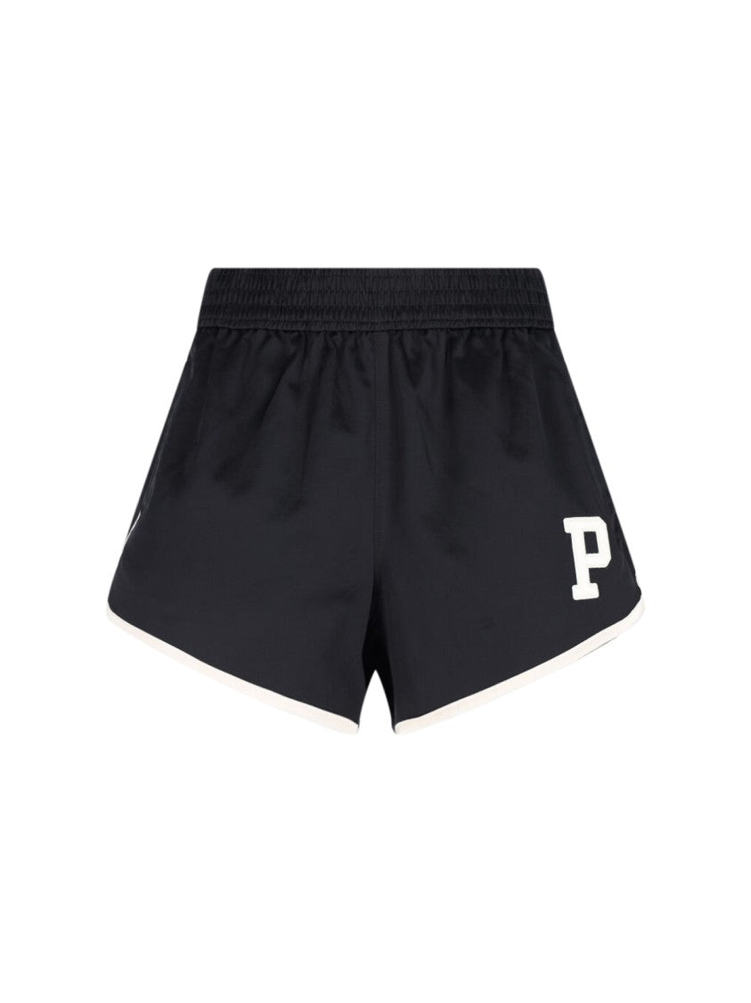 Polo Ralph Lauren Sporty Black Shorts With Contrast Details