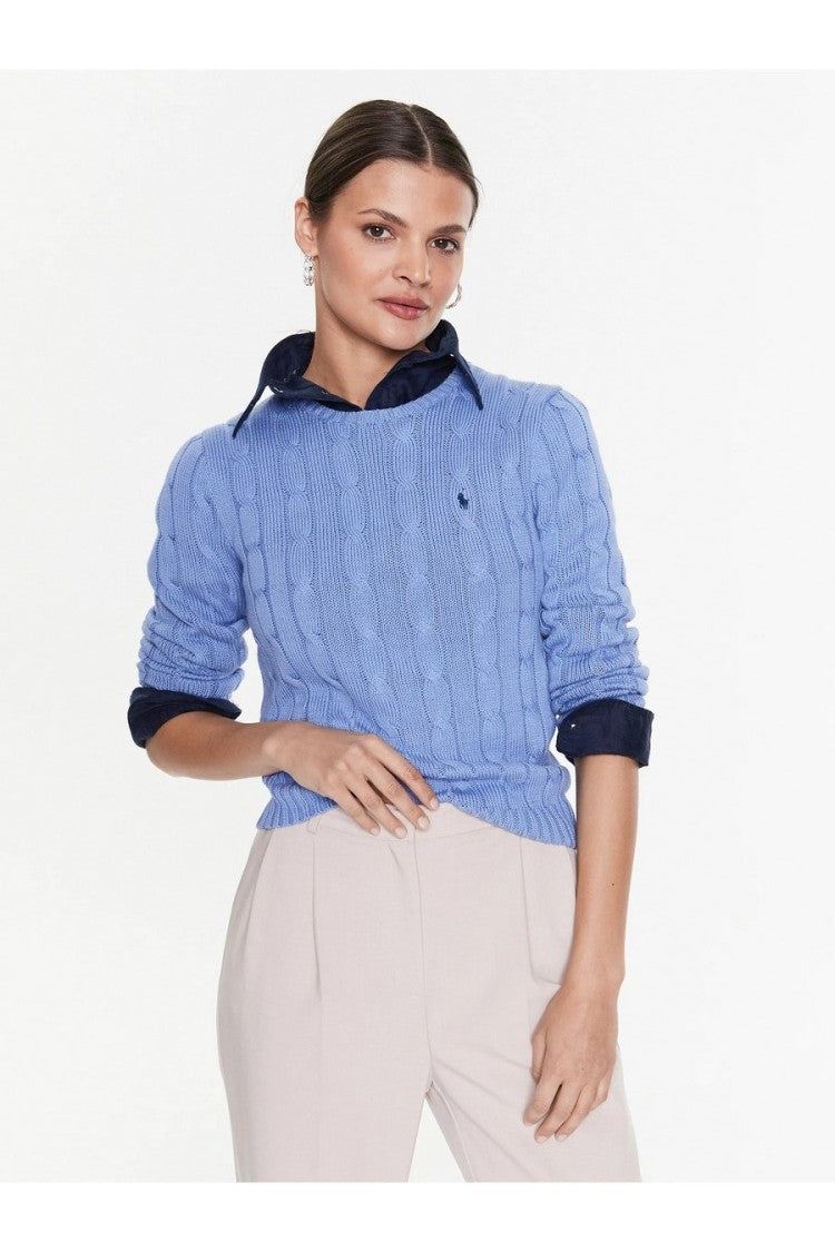 Polo Ralph Lauren Cable Knit Sweater With Round Neckline