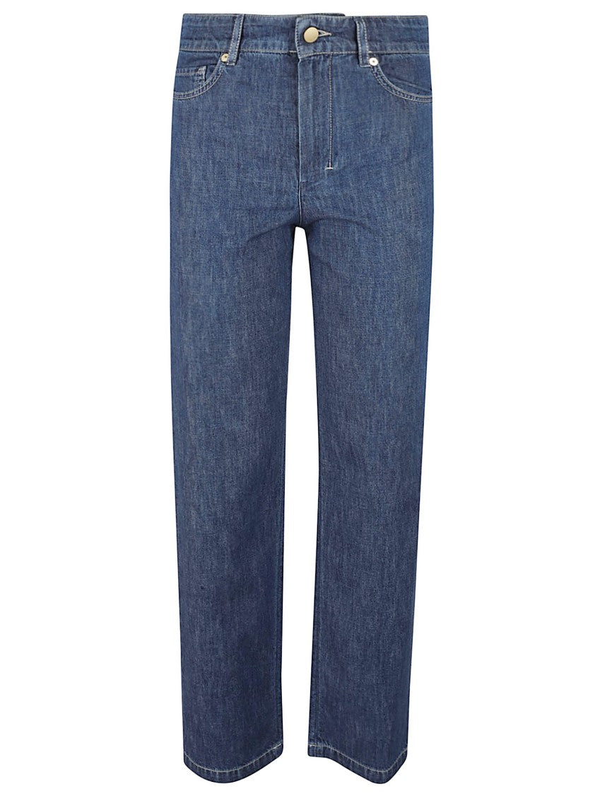 Max Mara High-Waisted Straight-Leg Denim Jeans