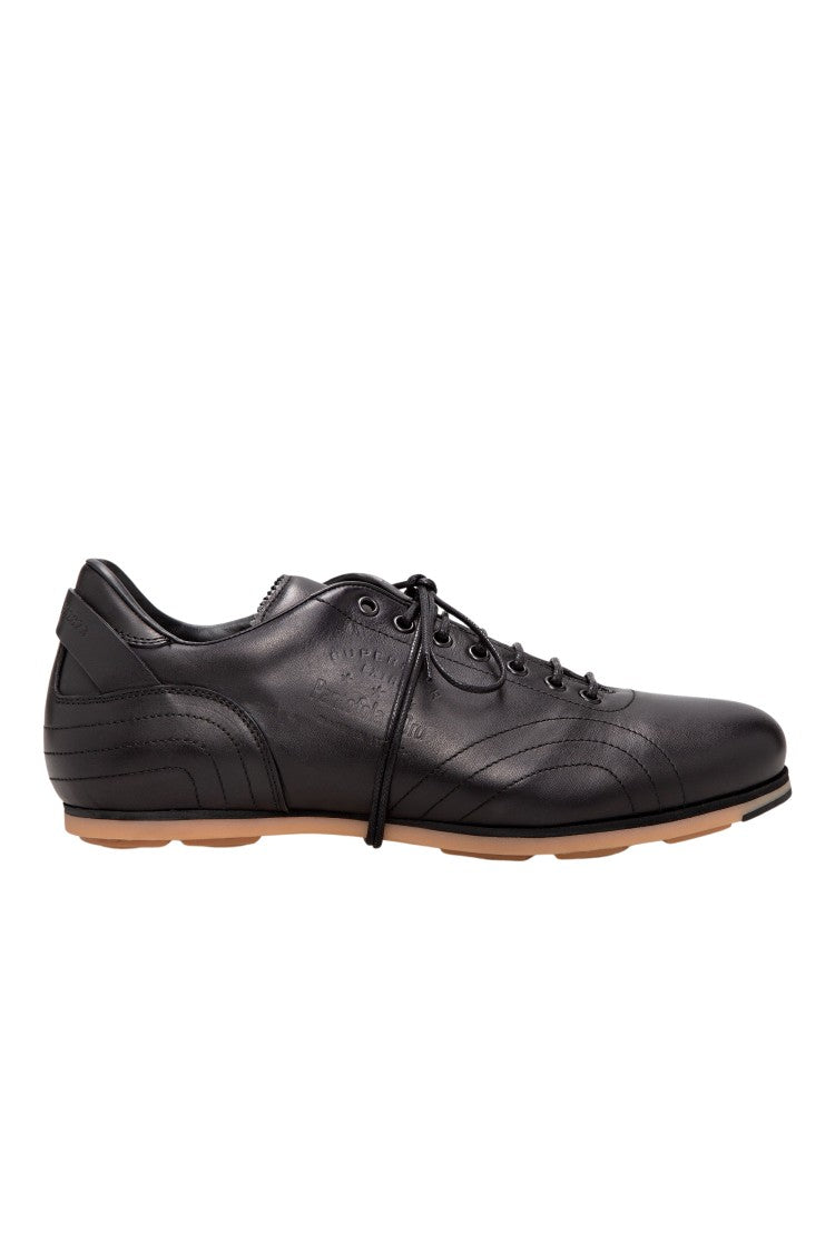 Pantofola D'oro Superleggera Leather Classic Shoes Black
