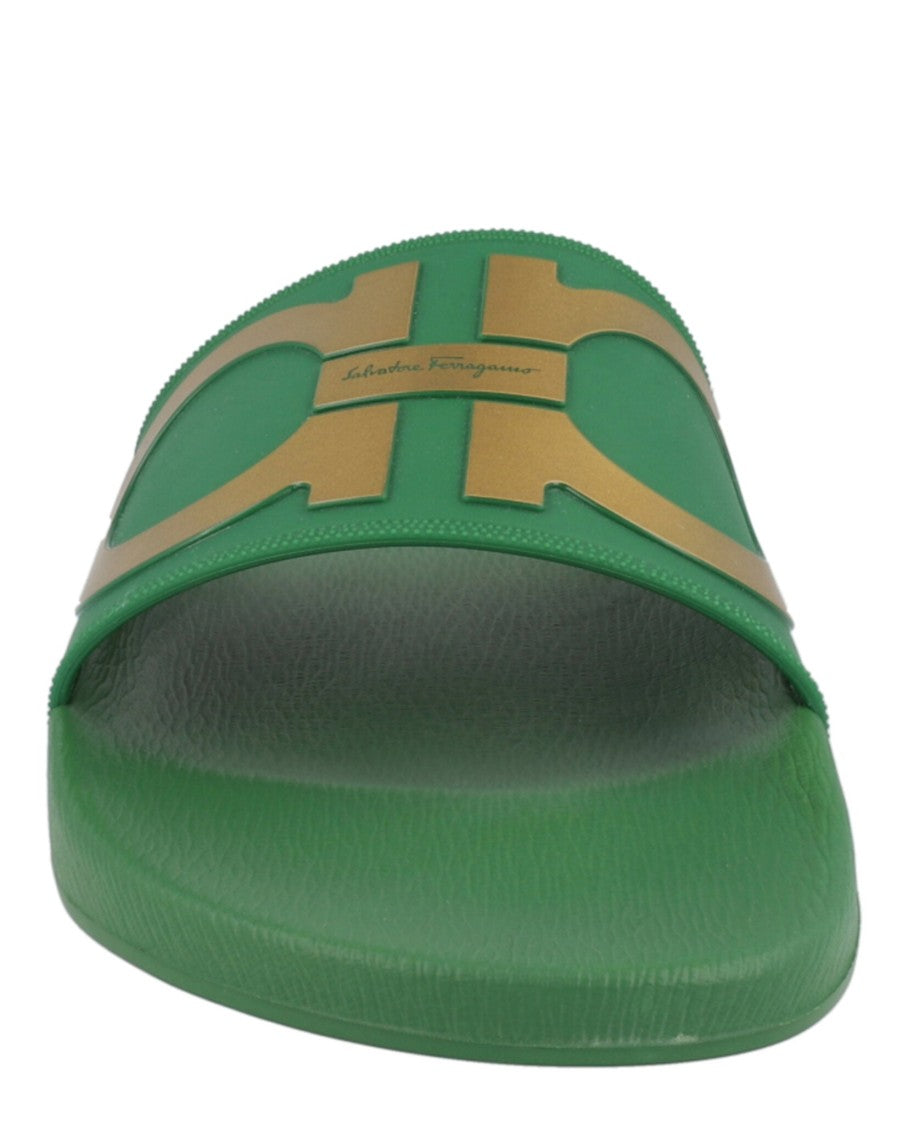 Ferragamo Groove 2 Slides