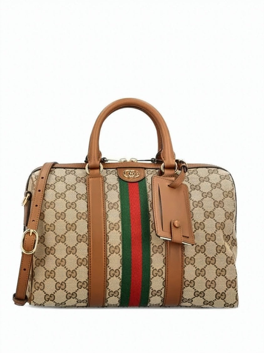 Gucci Gucci Medium Boston Bag In Classic Monogram Canvas