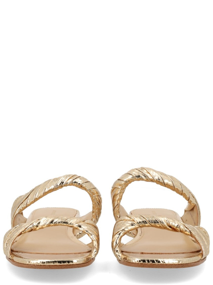 Michael Michael Kors Kiana Metallic Goat Leather Sandals