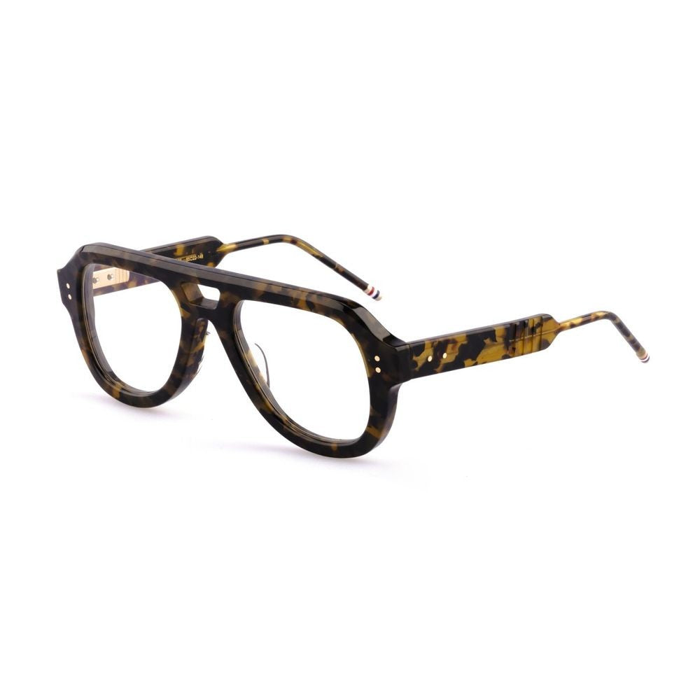Thom Browne Ueo923a - G0002 Dark Brown Havana Acetate Aviator Eyewear