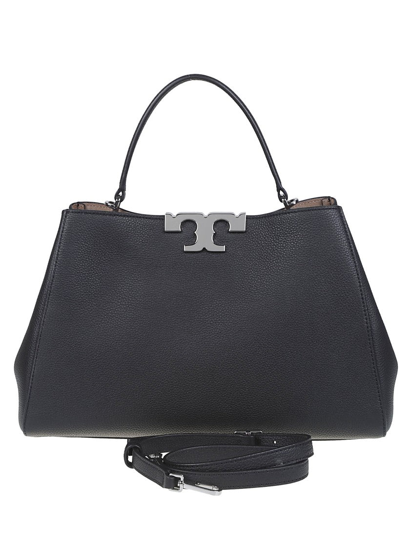 Tory Burch Eleanor Pebbled Leather Satchel Bag