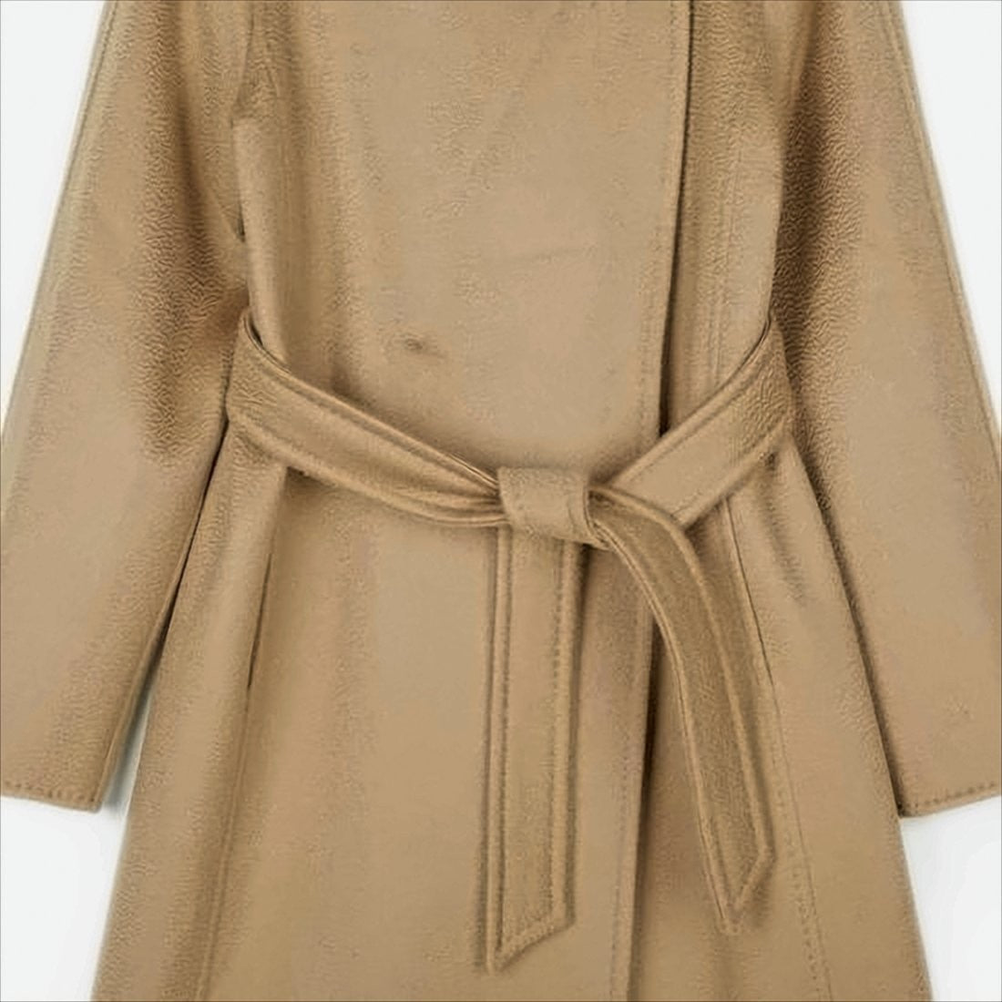 Max Mara Long Cashmere Coat With Classic Collar