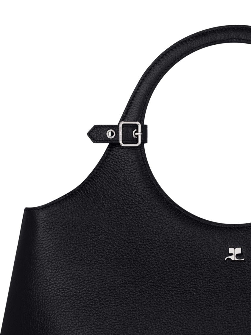 Courrèges Circular Top Handle Bag