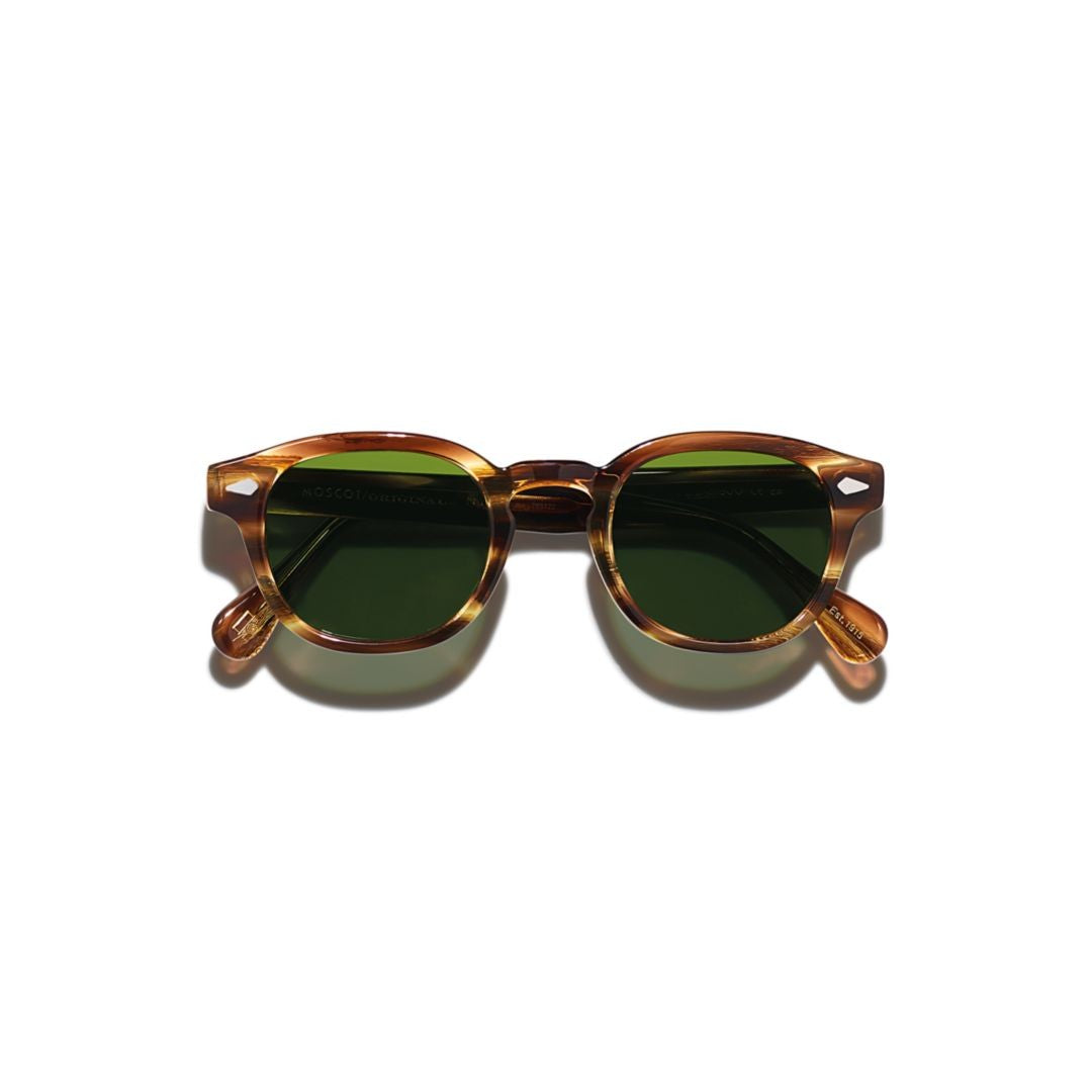 Moscot Or-Lem-S Lemtosh Sun Tortoiseshell Acetate Round Frame Sunglasses