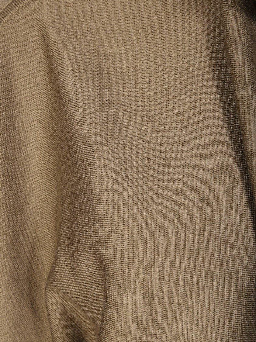 Max Mara Boxy Hooded Cardigan With Elbow-Length Sleeves