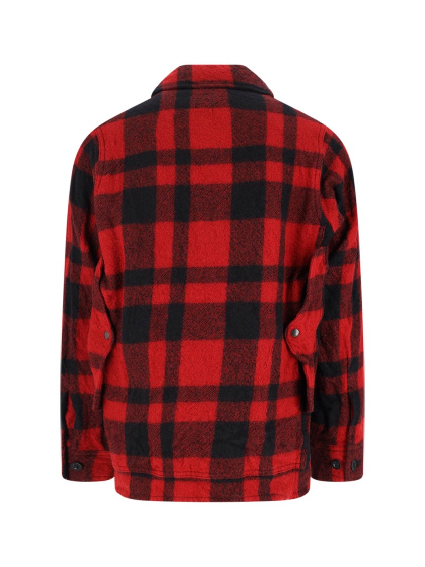 Junya Watanabe Plaid Shirt Jacket – Red/Black