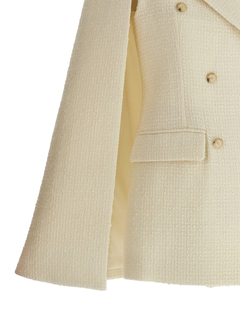 Federica Bonifaci Oversized Bouclé Wool Blazer