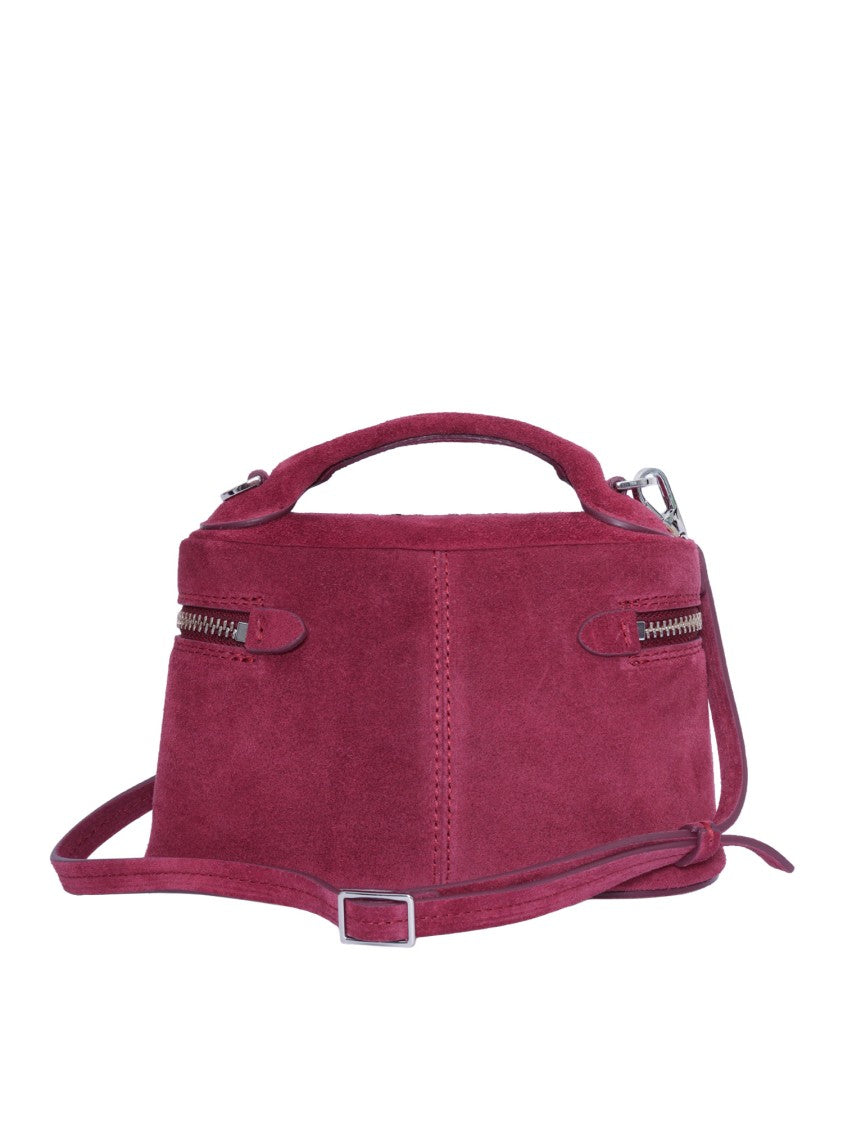Claudio Orciani Carminio Joy Peach Suede Mini Bag
