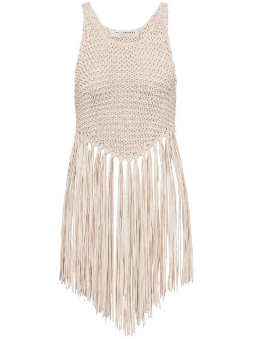 Philosophy Di Lorenzo Serafini Smooth-Textured Classic Top With Minimalist Design